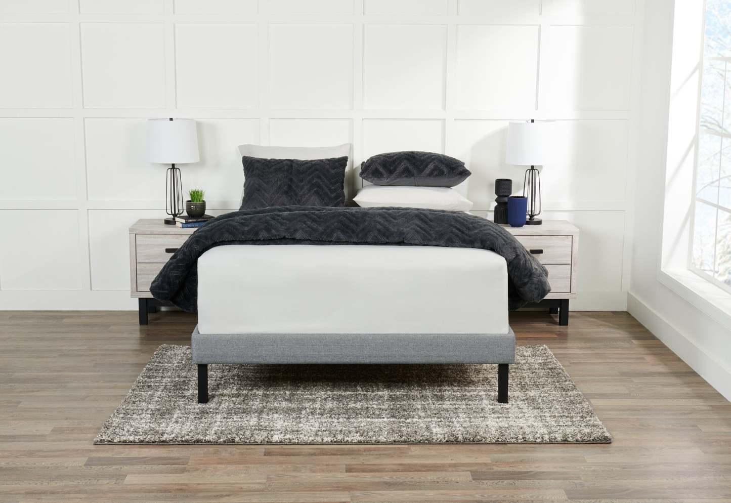 Breeze King Platform Base - Medium Grey|Base plateforme Breeze pour très grand lit - gris moyen