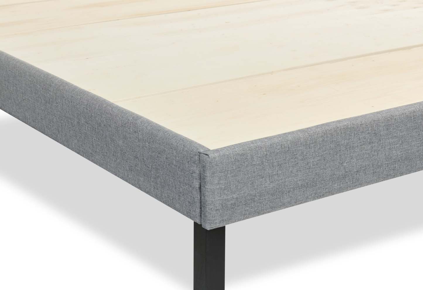 Breeze Twin XL Platform Base - Medium Grey|Base plateforme Breeze pour lit simple très long - gris moyen
