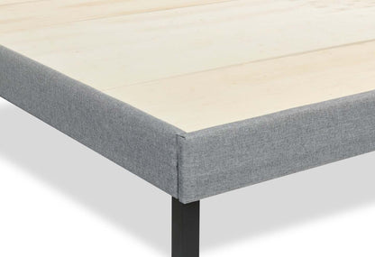 Breeze Twin XL Platform Base - Medium Grey|Base plateforme Breeze pour lit simple très long - gris moyen