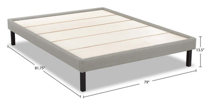 Breeze King Platform Base - Light Grey|Base plateforme Breeze pour très grand lit - gris clair|BREZTBKG