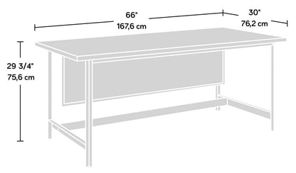Bureau de type table Briarbrook de 65,98 po de qualité commerciale - brun