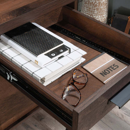 Bureau d’ordinateur Briarbrook de 60 po de qualité commerciale à 5 tiroirs - brun