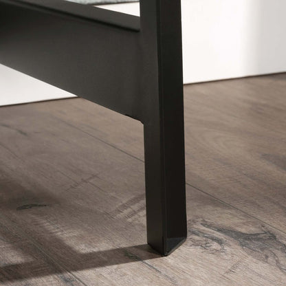 Bureau d’ordinateur Briarbrook de 60 po de qualité commerciale à 5 tiroirs - brun