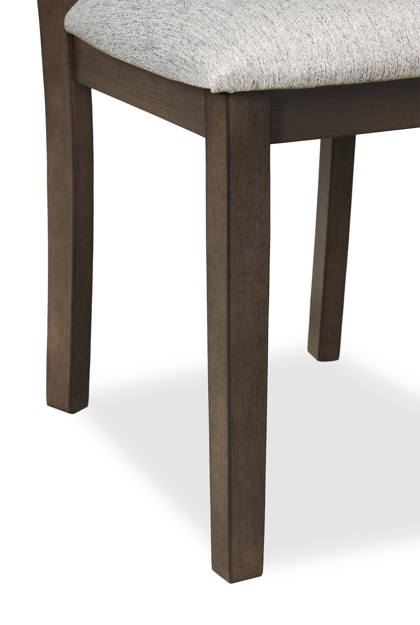 Ensemble de salle à manger Bryn 3 pièces avec 42 tables rondes à abattant et 2 chaises, tissu - Gris foncé | Ensemble de salle à manger Bryn 3 pièces avec table ronde de 42 po à abattant et 2 chaises en tissu - gris foncé