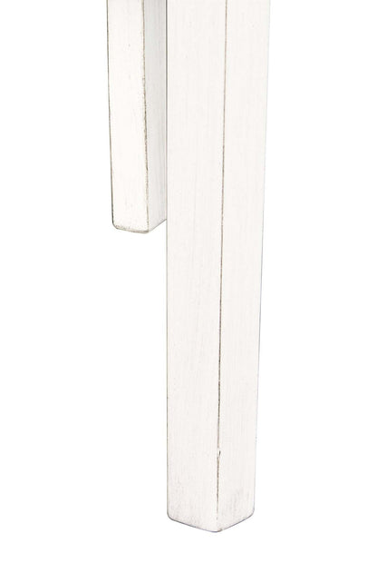 Bryn Drop-Leaf Dining Table, 42 Round - Two-Tone White & Brown | Table de salle à manger ronde Bryn de 42 po avec abattant - deux teintes, blanc et brun