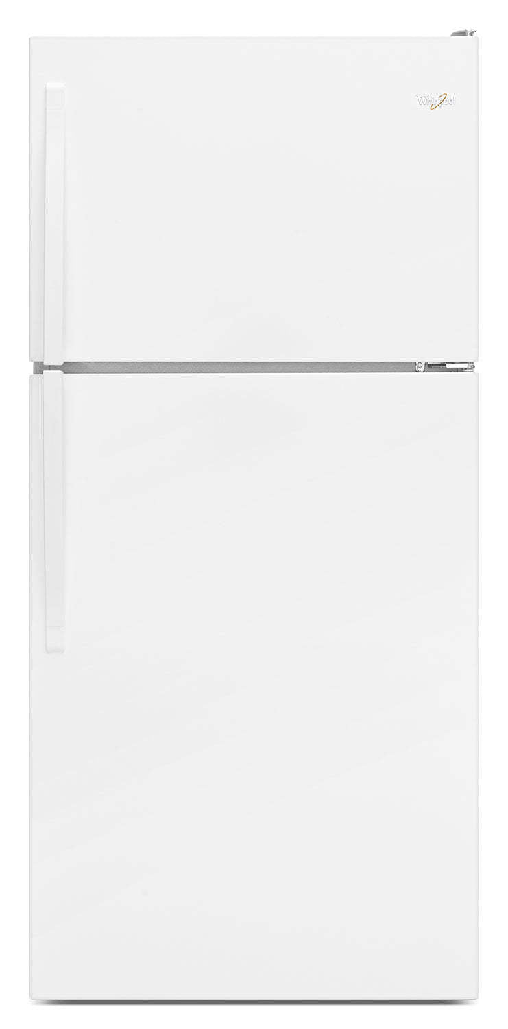 Tourbillon 30 18,3 Cu. Fort. Réfrigérateur à congélateur supérieur - Blanc - WRT148FZDW | Réfrigérateur Whirlpool de 18,3 pi³ et de 30 po à congélateur supérieur - blanc - WRT148FZDW