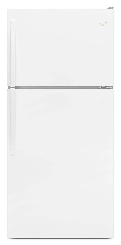 Tourbillon 30 18,3 Cu. Fort. Réfrigérateur à congélateur supérieur - Blanc - WRT148FZDW | Réfrigérateur Whirlpool de 18,3 pi³ et de 30 po à congélateur supérieur - blanc - WRT148FZDW