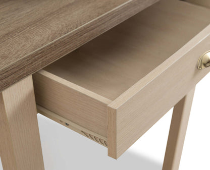 Arika 31 Modern End Table with Storage and Shelf - Ivoire | Table de bout moderne Arika de 31 po avec rangement et tablette - ivoire