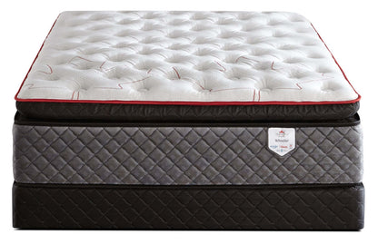 Ensemble matelas à Euro-plateau True North Whistler Chiropractic de Springwall pour lit double