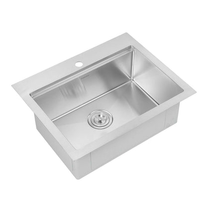 Ancona 25 Dual Mount Workstation Kitchen Sink - AN-33103|Évier de cuisine poste de travail sous plan ou en surface Ancona de 25 po - AN-33103|D77GKZCQ