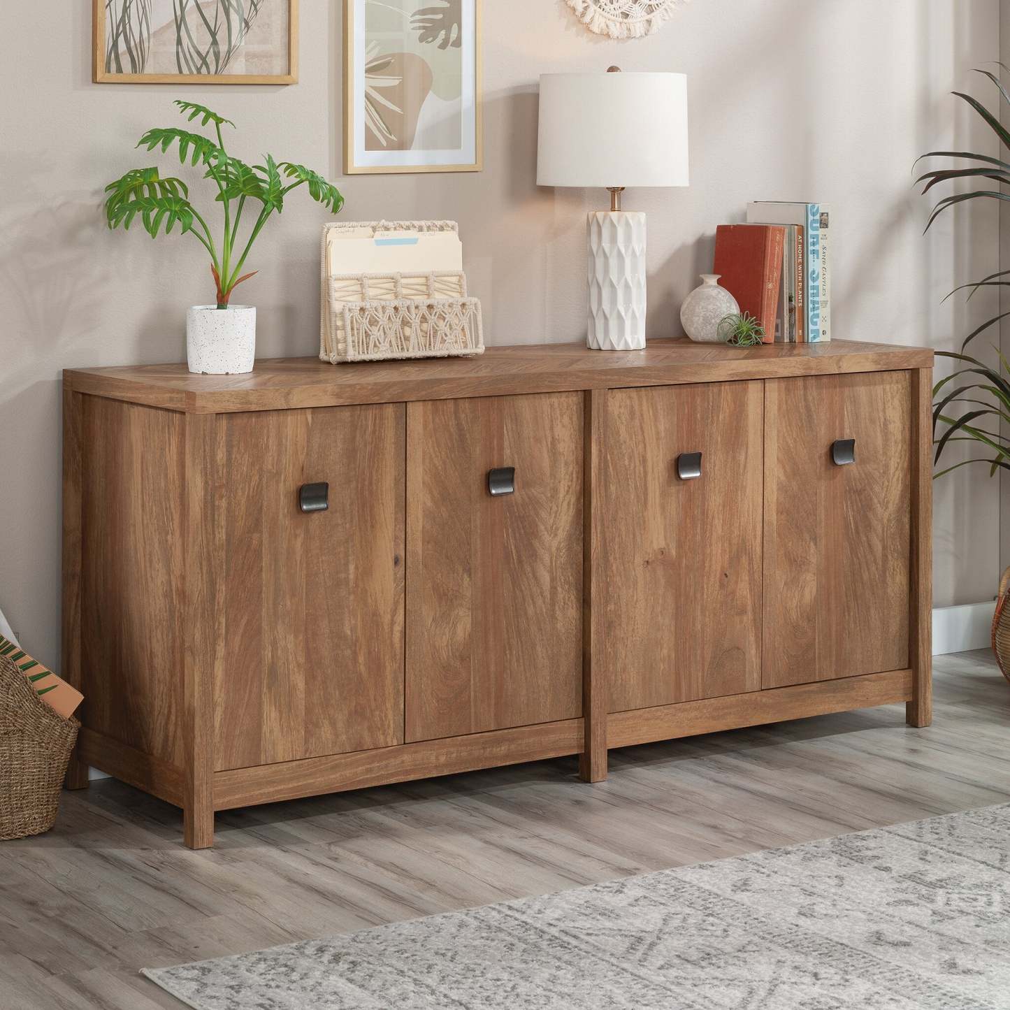 Cannery Bridge 66 Commercial Grade Office Credenza - Brown|Bahut de bureau Cannery Bridge de 66 po de qualité commerciale - brun