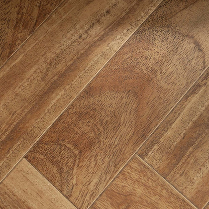 Bureau d’ordinateur Cannery Bridge de qualité commerciale à 3 tiroirs avec armoire - brun