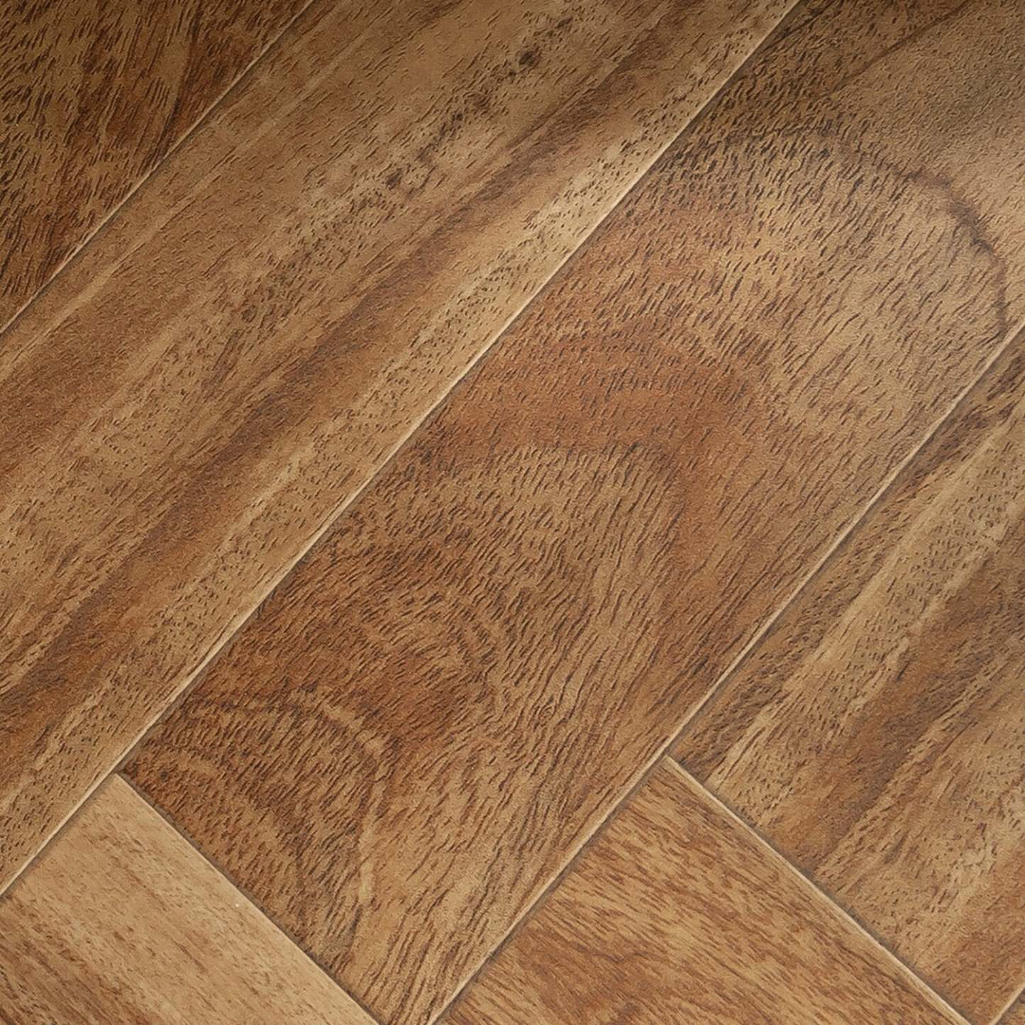 Bureau de direction Cannery Bridge de 66 po de qualité commerciale à 6 tiroirs - brun