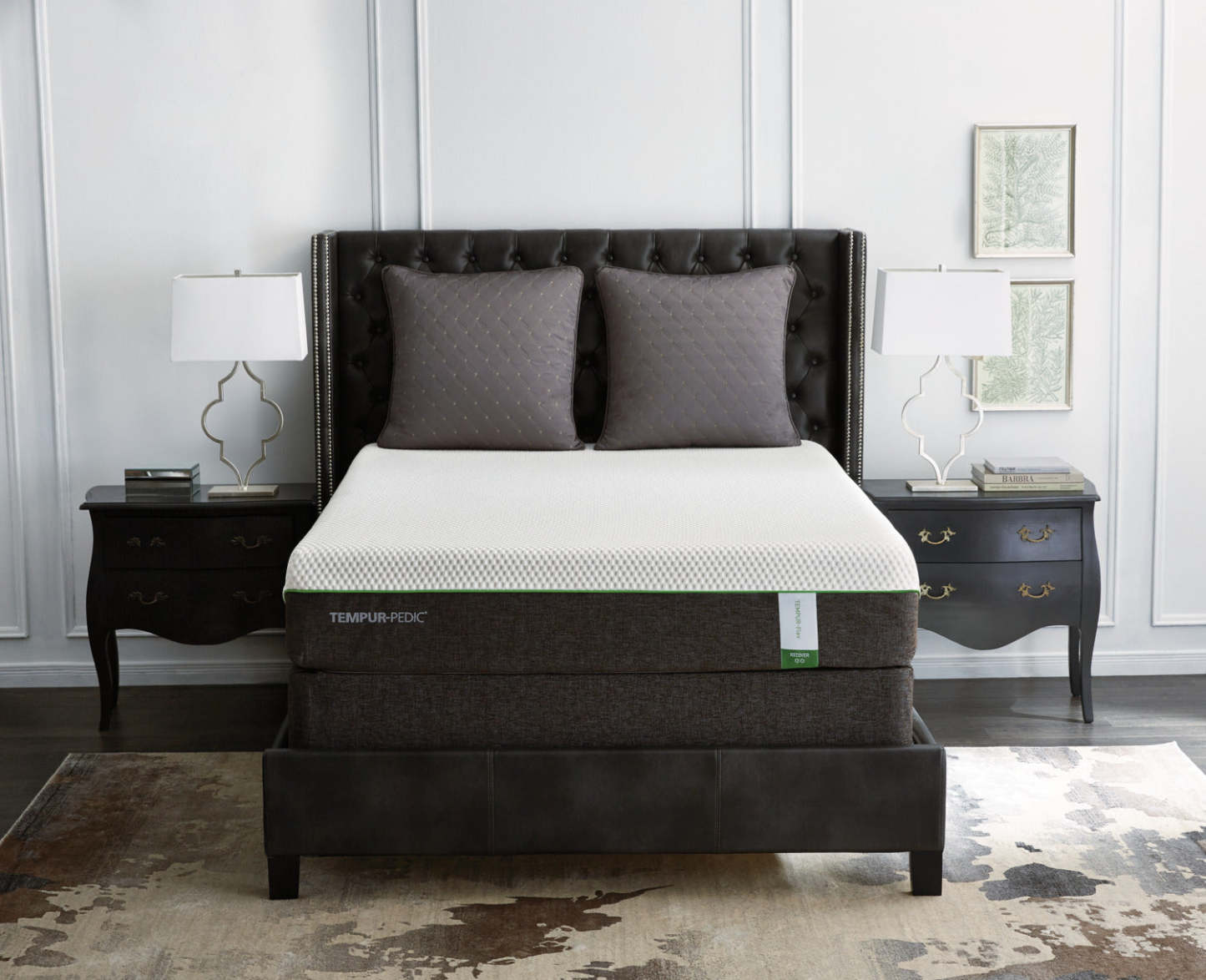 TEMPUR-Flex® Recover Tight-Top Low-Profile Split Queen Mattress Set|Ensemble matelas à plateau régulier divisé à profil bas Recover TEMPUR-Flex pour grand lit