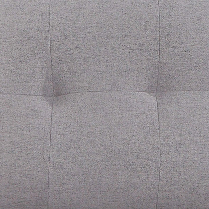 Carter 2-Piece Left-Facing Linen-Look Fabric Sleeper Sectional with Storage Chaise - Solis Grey | Canapé-lit sectionnel gauche Carter 2 pièces en tissu d’apparence lin avec chaise longue de rangement - gris Solis