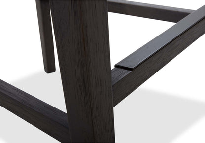 Quinn Barstool with Vegan Leather Fabric - Grey | Tabouret bar Quinn en tissu de cuir végétalien - gris