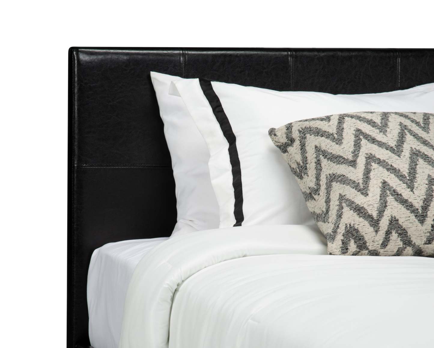 Lit rembourré Chase en tissu de cuir végétalien marron - Taille simple | Lit rembourré Chase en tissu de cuir végétalien brun - format lit simple