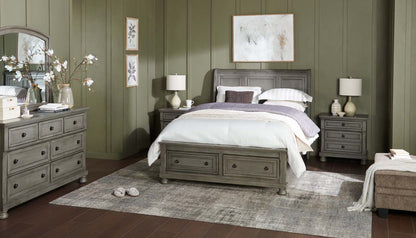 Miroir de commode de chambre à coucher Chelsea - Gris | Miroir de commode de chambre à coucher Chelsea - gris