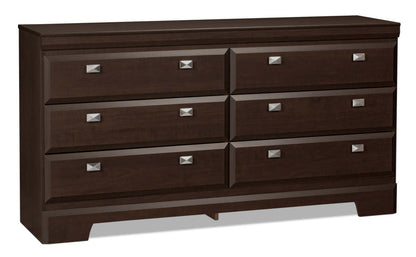 Yorkdale 6-Piece Queen Bedroom Package with 2 Nightstands|Ensemble de chambre à coucher Yorkdale 6 pièces avec 2 tables de nuit