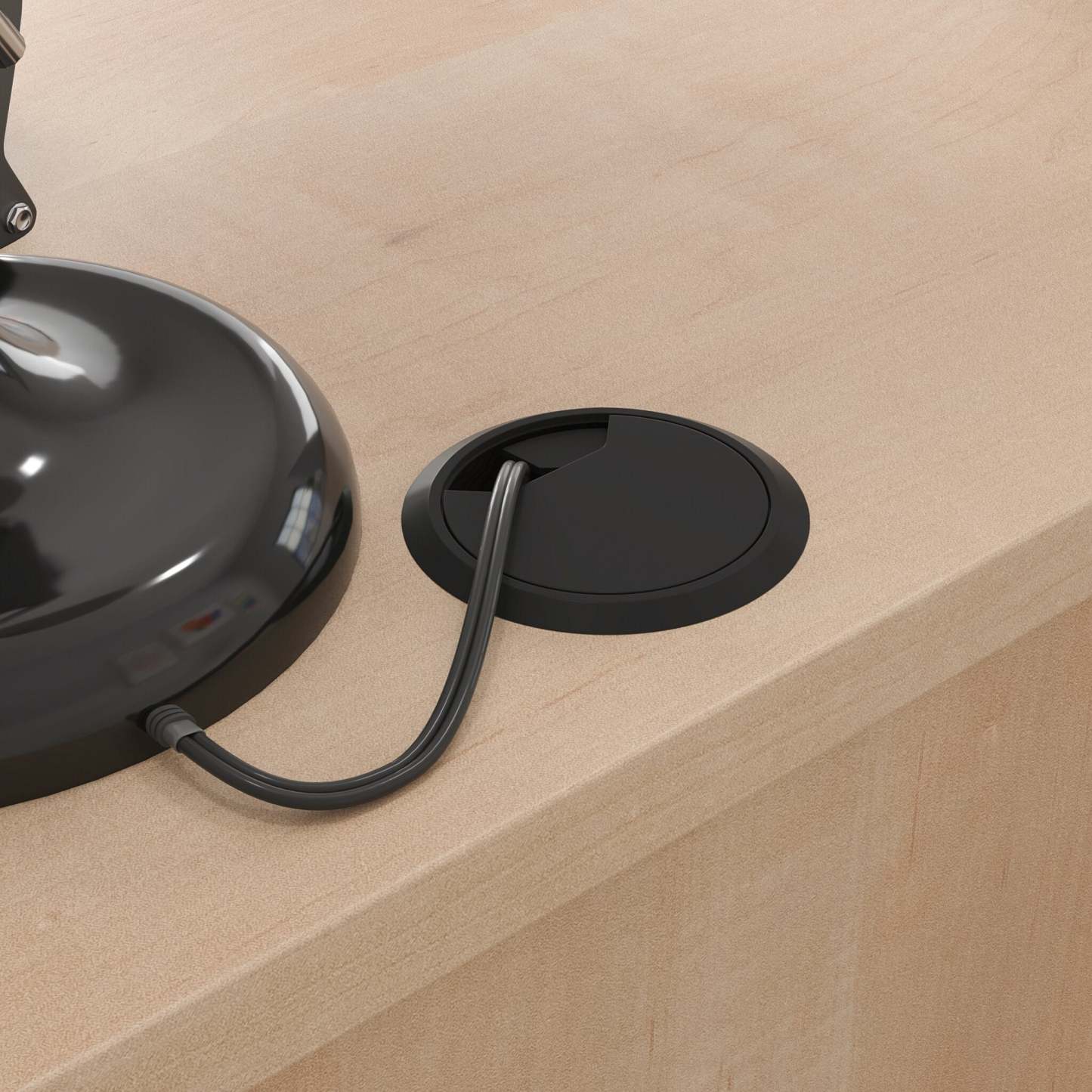 Clifford Place 59.06 Bureau de direction de qualité commerciale - érable naturel