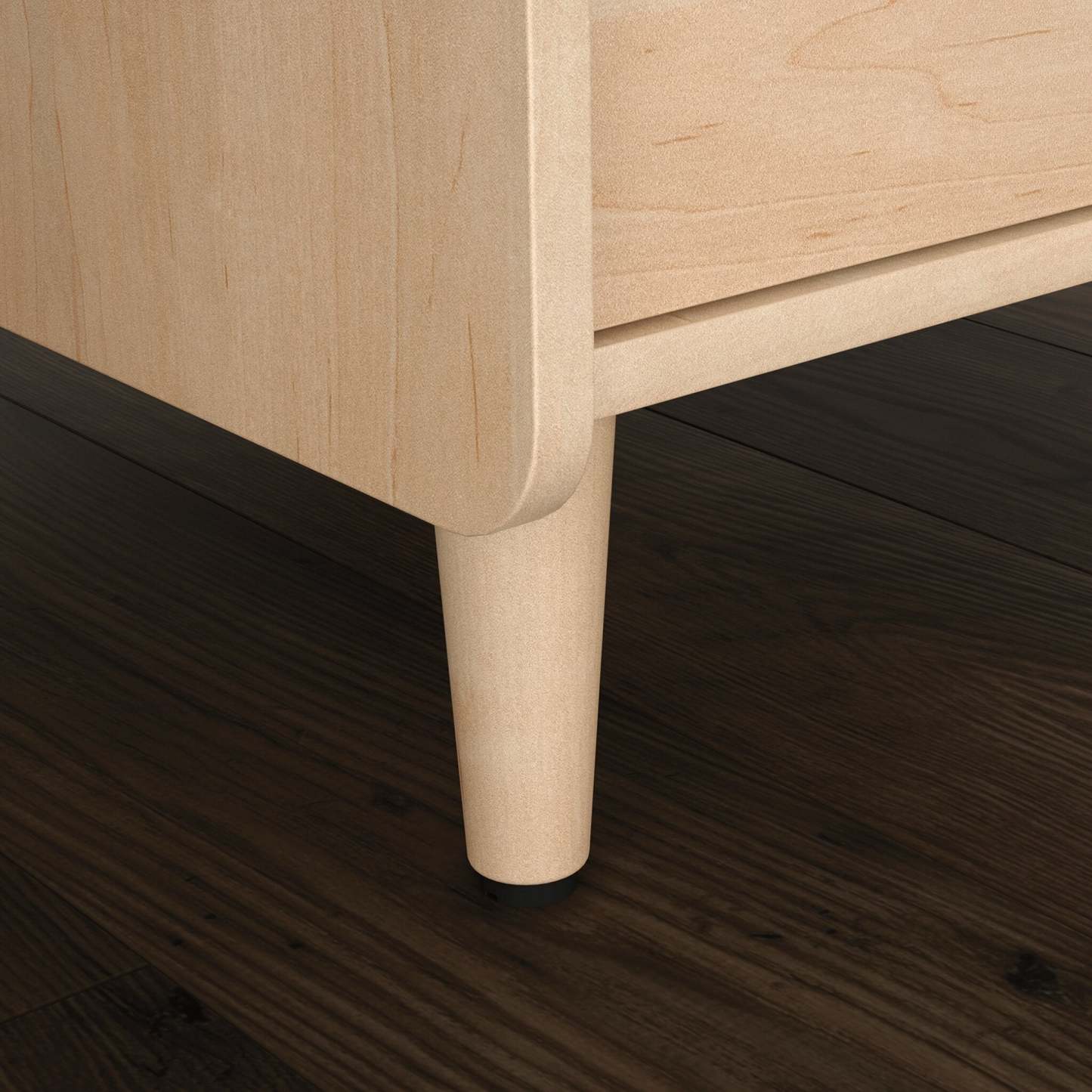 Clifford Place 59.06 Bureau de direction de qualité commerciale - érable naturel