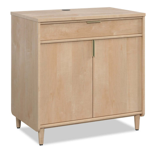 Clifford Place 29.53 Commercial Grade Library Base - Natural Maple|Base de type bibliothèque Clifford Place de 29,53 po de qualité commerciale - érable naturel