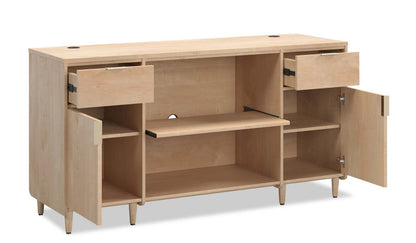 Clifford Place 59.06 Commercial Grade Credenza - Natural Maple|Bahut Clifford Place de 59,06 po de qualité commerciale - érable naturel
