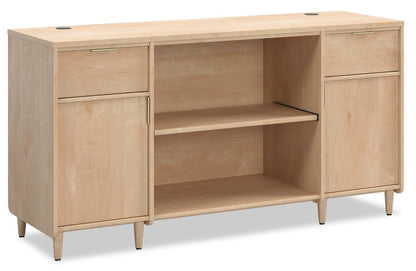 Clifford Place 59.06 Commercial Grade Credenza - Natural Maple|Bahut Clifford Place de 59,06 po de qualité commerciale - érable naturel