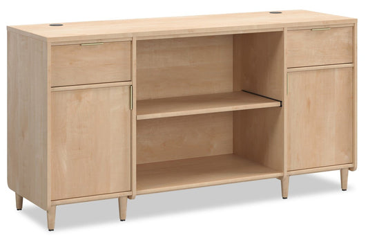 Clifford Place 59.06 Commercial Grade Credenza - Natural Maple|Bahut Clifford Place de 59,06 po de qualité commerciale - érable naturel