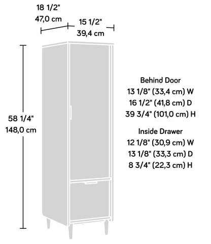 Clifford Place 15.51 Commercial Grade Storage Cabinet - Natural Maple|Armoire de rangement Clifford Place de 15,51 po de qualité commerciale - érable naturel
