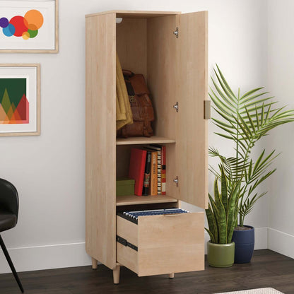 Clifford Place 15.51 Commercial Grade Storage Cabinet - Natural Maple|Armoire de rangement Clifford Place de 15,51 po de qualité commerciale - érable naturel