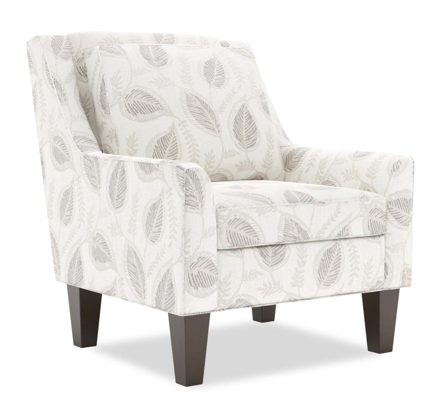 Fauteuil d'appoint club Sofa Lab personnalisable en tissu de 29 po avec pattes en bois - Prairie multicolore | Fabriqué au Canada Sofa Lab Fauteuil d'appoint personnalisable en tissu Club 29 avec pieds en bois - Prairie multicolore | CLUB1148