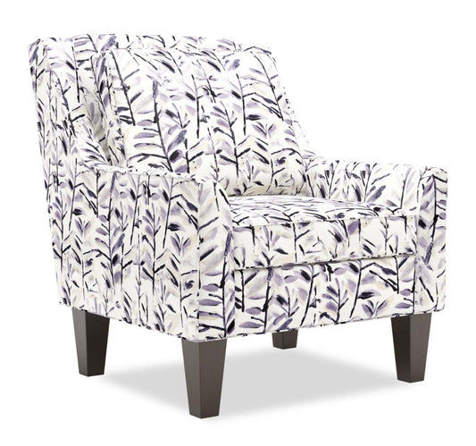 Fauteuil d’appoint club Sofa Lab personnalisable de 29 po en tissu de velours avec pattes en bois - Pebble multicolore | Fauteuil d’appoint club Sofa Lab de 29 po fabriqué au Canada en tissu de velours avec pattes en bois - Pebble multicolore | CLUB1151