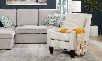 Fauteuil d'appoint club Sofa Lab personnalisable en tissu 29 po avec pattes en bois - blanc Dolphin White | Fauteuil d'appoint club Sofa Lab de 29 po fabriqué au Canada en tissu avec pattes en bois - blanc Dolphin White | CLUB1160