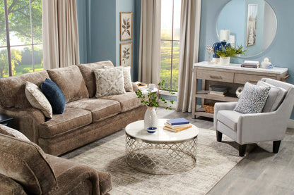 Fauteuil d’appoint club Sofa Lab personnalisable en tissu d’apparence lin de 29 po avec pattes en bois - blanc Pax Ice | Made in Canada Sofa Lab Customizable Club 29 Linen-Look Fabric Accent Chair with Wood Legs - Pax Ice White | CLUB3449