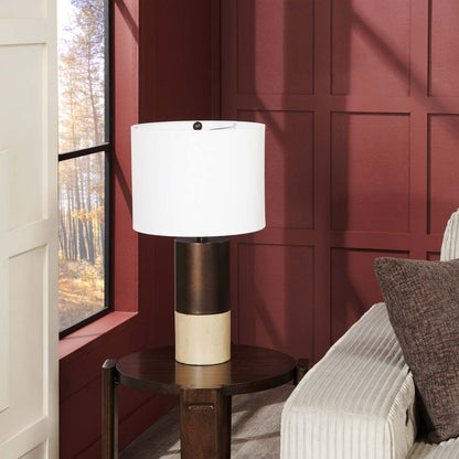 Kort &amp; Co. Colm 23 Lampe de table en métal bronze antique | Lampe de table Colm de Kort &amp; Co. de 23 po en métal bronze antique