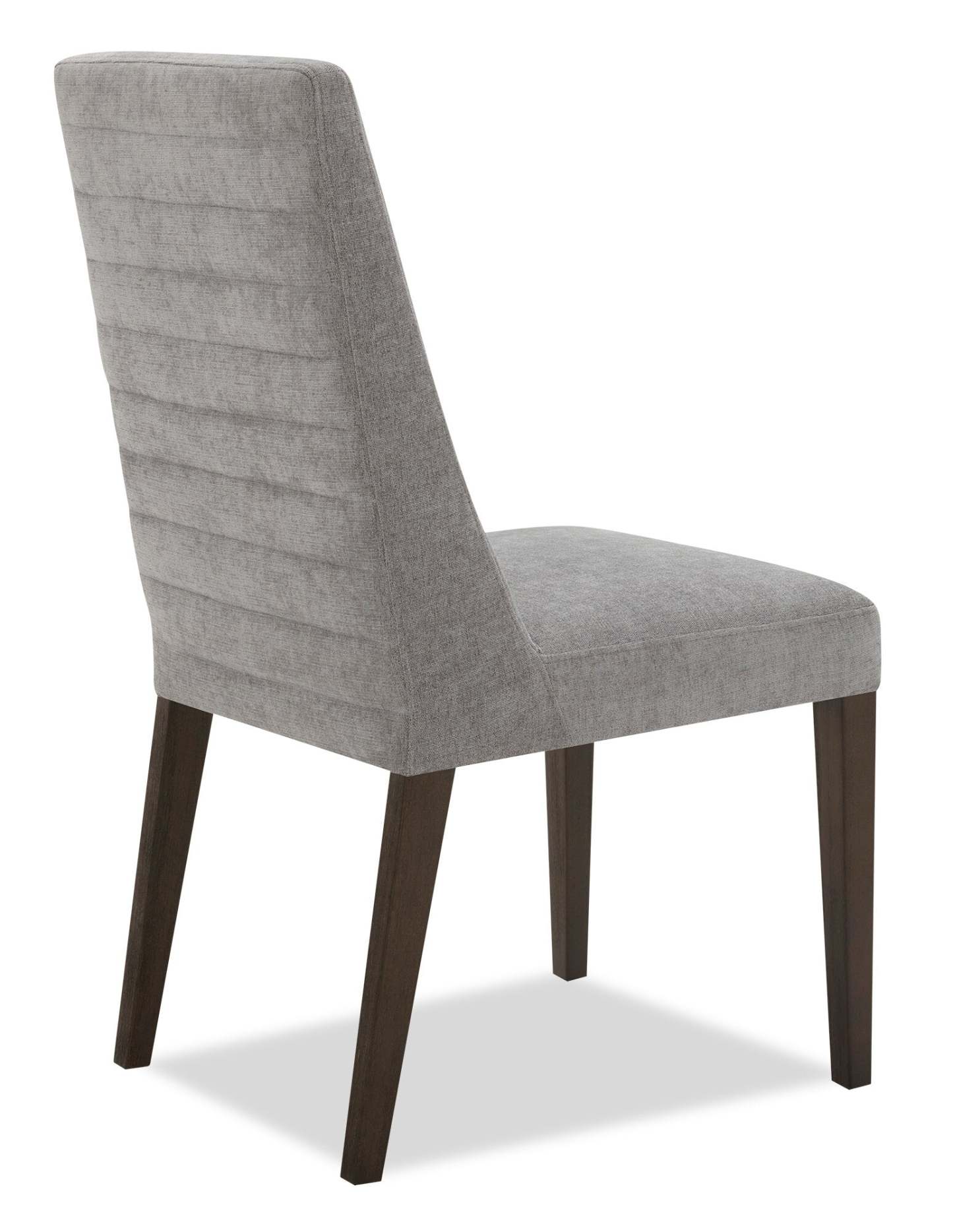 Chaise de salle à manger Cora avec tissu en polyester - Gris | Chaise de salle à manger Cora en tissu de polyester - grise