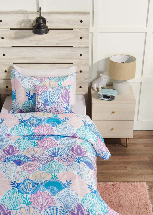 Ensemble d'édredon complet 4 pièces Coraline | Ensemble d'édredon Coraline 4 pièces pour lit double