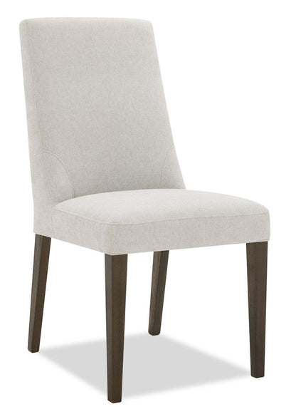 Chaise de salle à manger Cora avec tissu en polyester - Taupe | Chaise de salle à manger Cora en tissu de polyester - taupe