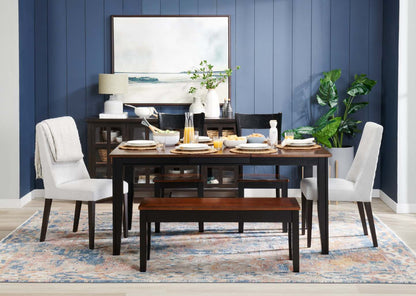 Chaise de salle à manger Cora avec tissu en polyester - Taupe | Chaise de salle à manger Cora en tissu de polyester - taupe