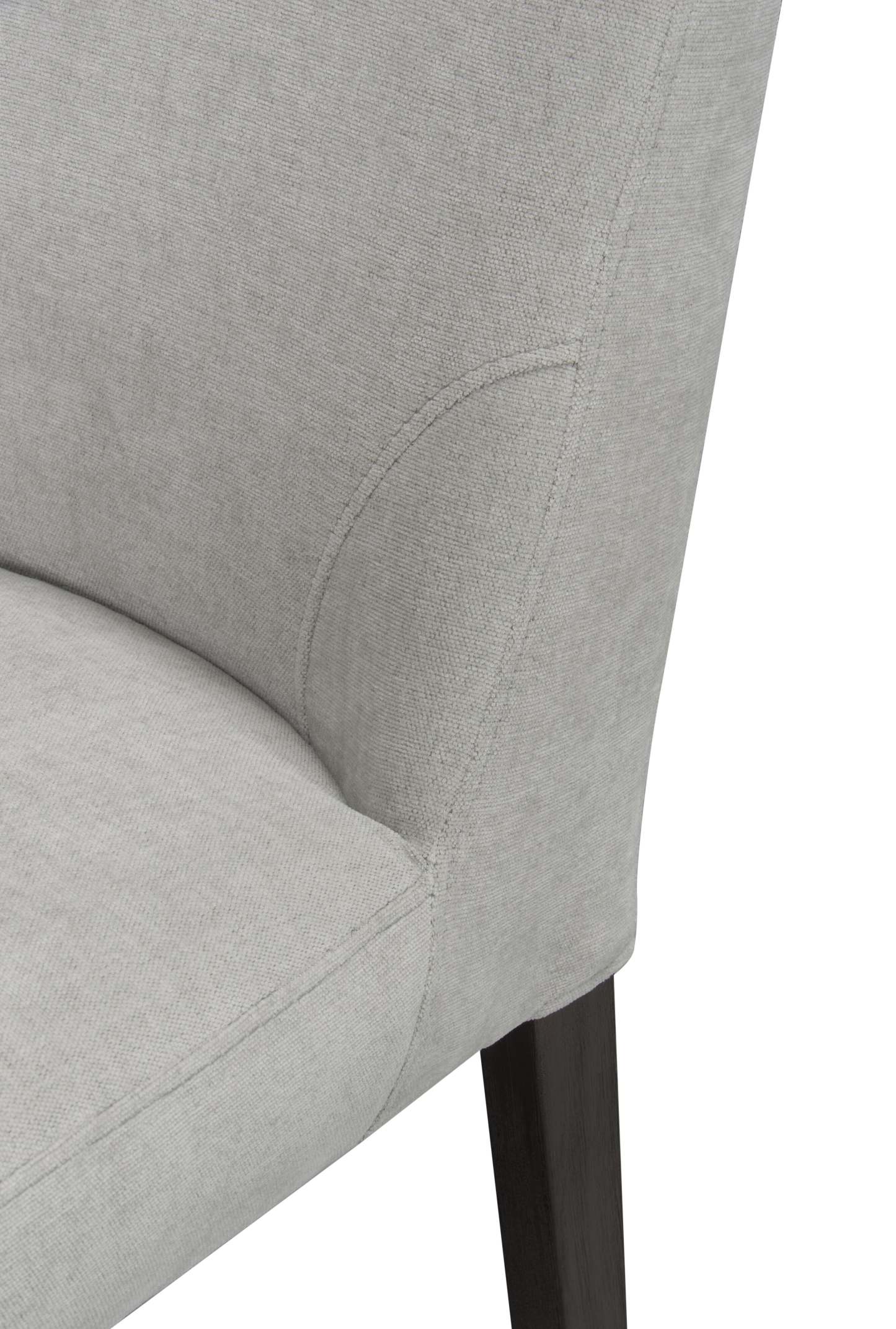 Chaise de salle à manger Cora avec tissu en polyester - Taupe | Chaise de salle à manger Cora en tissu de polyester - taupe