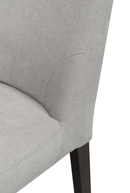 Chaise de salle à manger Cora avec tissu en polyester - Taupe | Chaise de salle à manger Cora en tissu de polyester - taupe