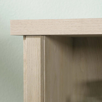 Costa 59.06 Commercial Grade Computer Hutch with Cubbyholes - Chalked Chestnut|Crédence d'ordinateur Costa de qualité commerciale avec compartiments ouverts - marron blanc