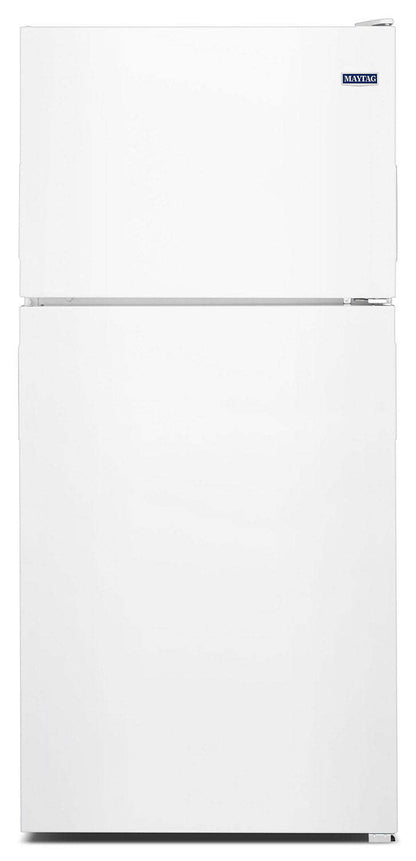 Réfrigérateur Maytag de 30 po et de 18 pi³ à congélateur supérieur - blanc glacier - MRT118FFFH | Maytag 30 18 Cu. Fort. Réfrigérateur à congélateur supérieur - Glace blanche - MRT118FFFH