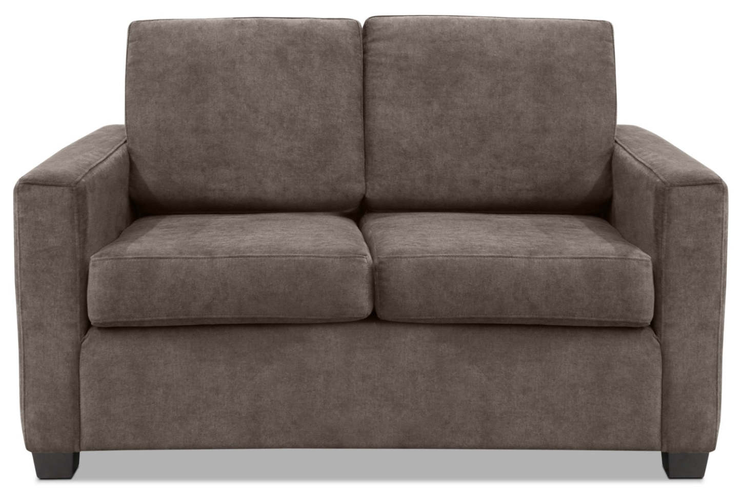 Causeuse Becca en chenille - anthracite