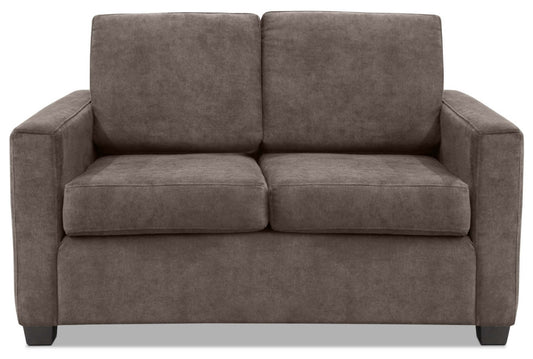 Causeuse Becca en chenille - anthracite