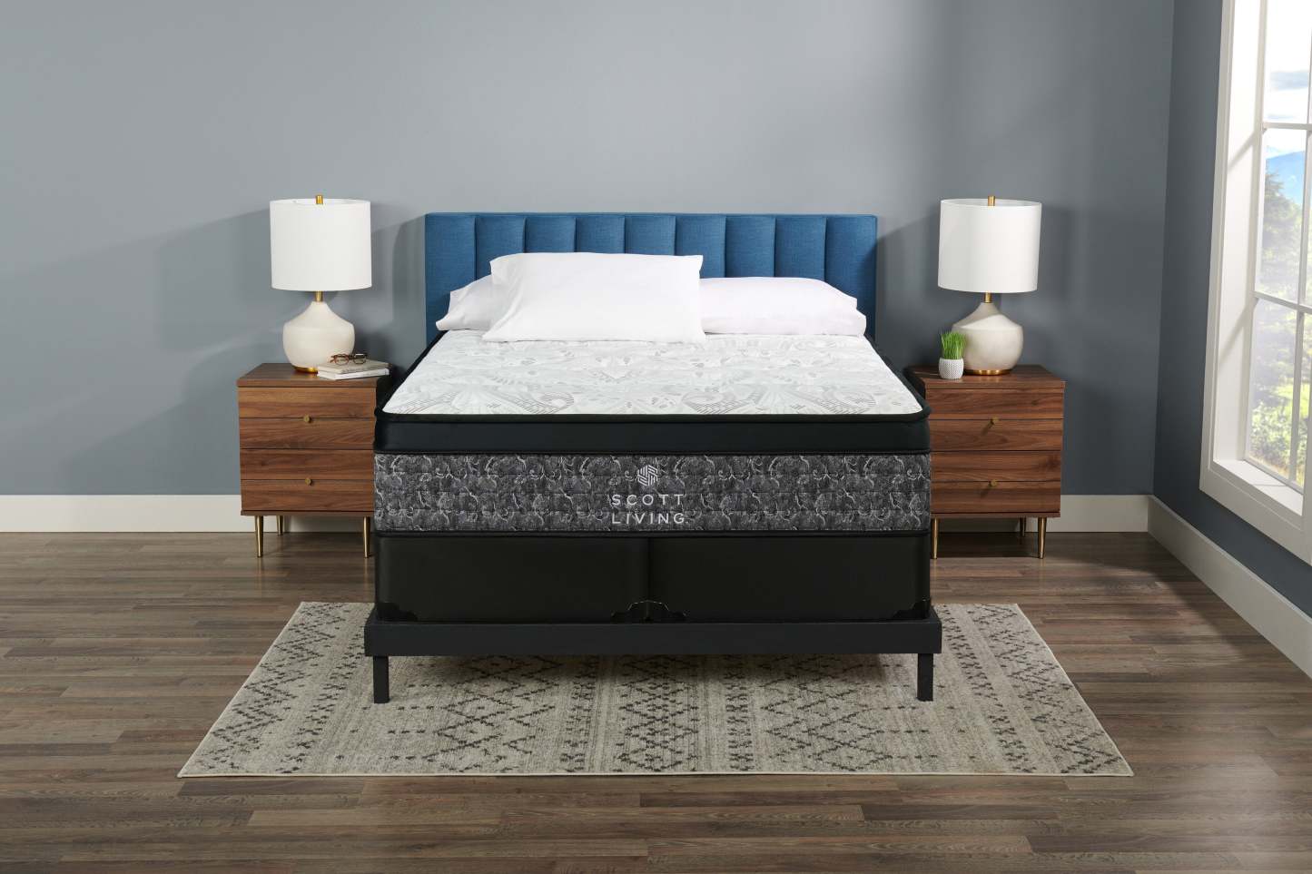 Scott Living Carrbridge Eurotop Firm King Mattress Set|Ensemble matelas ferme à Euro-plateau Carrbridge de Scott Living pour très grand lit