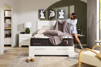 Matelas à plateau-coussin Crystal Palace de la collection Founders de Stearns &amp; Foster pour grand lit | CRYSTAQM