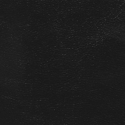 Fauteuil Curt de 41 po en cuir avec capitonnage à boutons - véritable noir