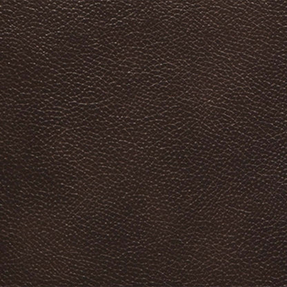 Curt 85 Sofa en cuir véritable avec capitonnage à boutons - Brun